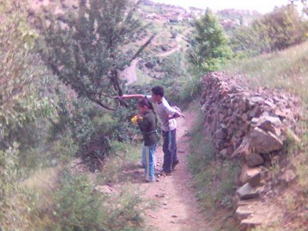 Nostalgie oblige : Son village.